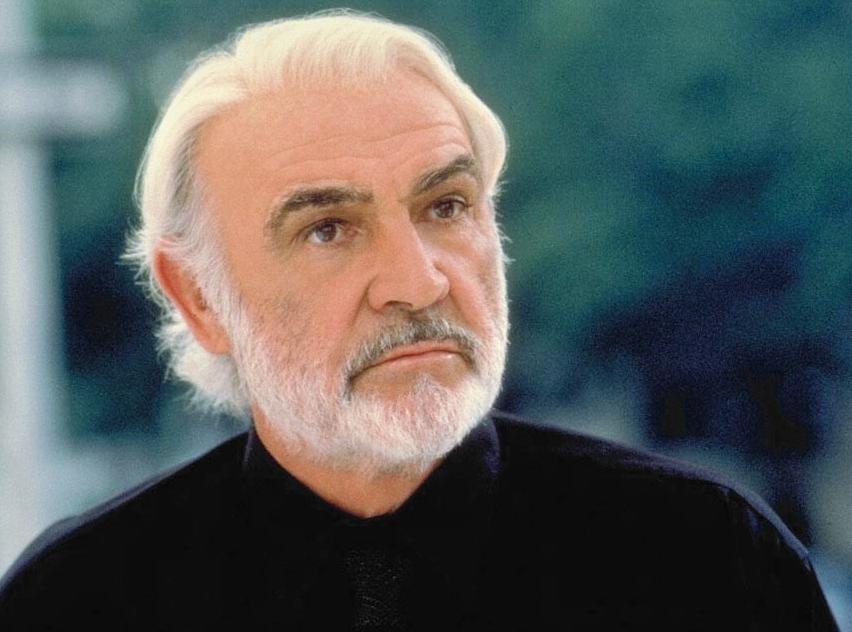 Sean Connery may have a beard but he's an older man
